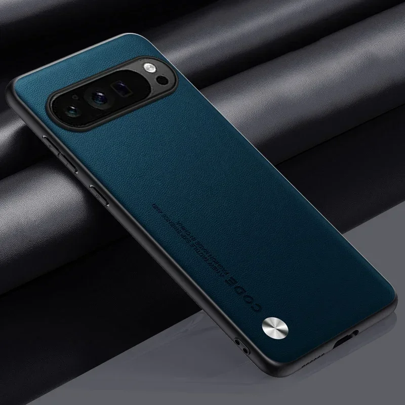 Premium Fashion Leather Shell - Lightweight Anti-Fingerprint & Shockproof Protective Case