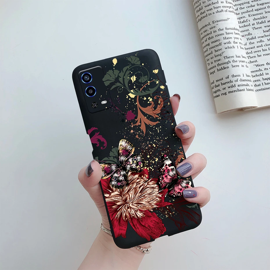 Cute Painted Soft Silicon Phone Case – Artistic Design, Durable Back Cover, Shockproof Bumper