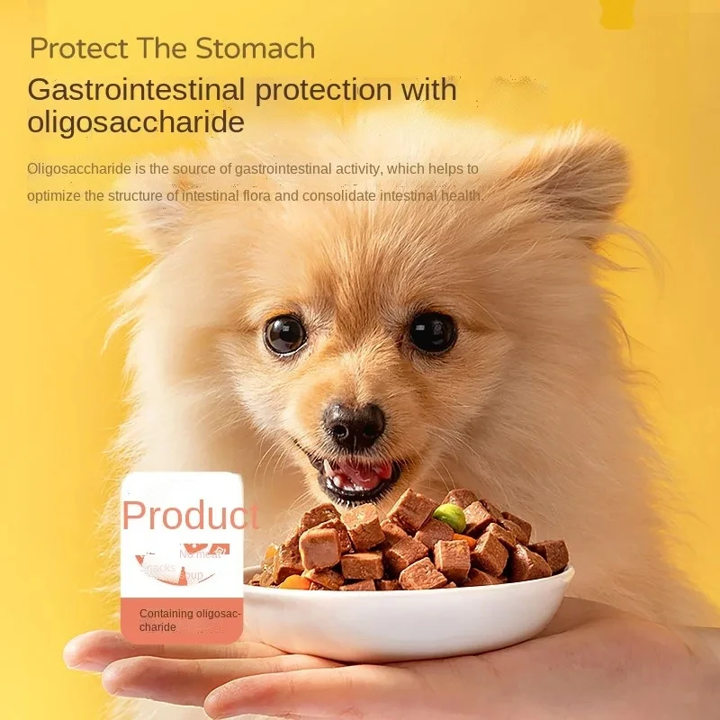 Canned meat grain beef bag whole box teddy puppy mixed rice wet food dog food pet dog snacks
