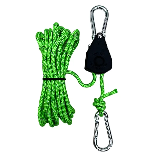 2Db/Szett Cla -Val, Állítható, Megerősített Fogasok Lógó Racsnis Szíjtárcsa Grow Duty Rope Szíjtárgy Rendszeres Klip Növény Termesztése Kötelek - Image 6