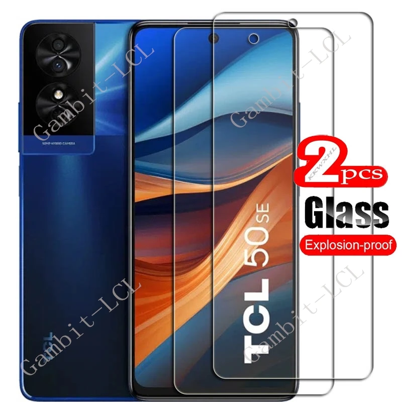 2 Pz Per Tcl 50 Se 6.78 "Copertura Protettiva In Vetro Temperato Su Tcl50Se Tcl50 50Se Tcl 40 Nxtpaper 4G Pellicola Proteggi Schermo