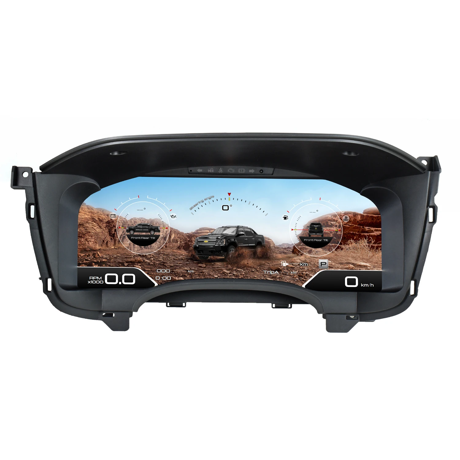 Panel de Instrumentos LCD para Chevrolet Silverado y GMC Sierra 2007-2013, Cabina Virtual, Tablero Digital, Velocímetro 6