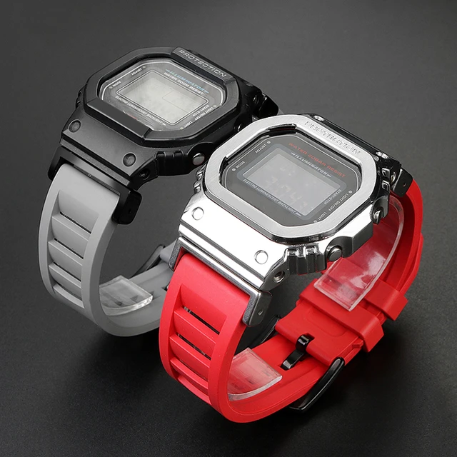 Basic gshock 5600 with a metal band from Aliexpress. : r/casio