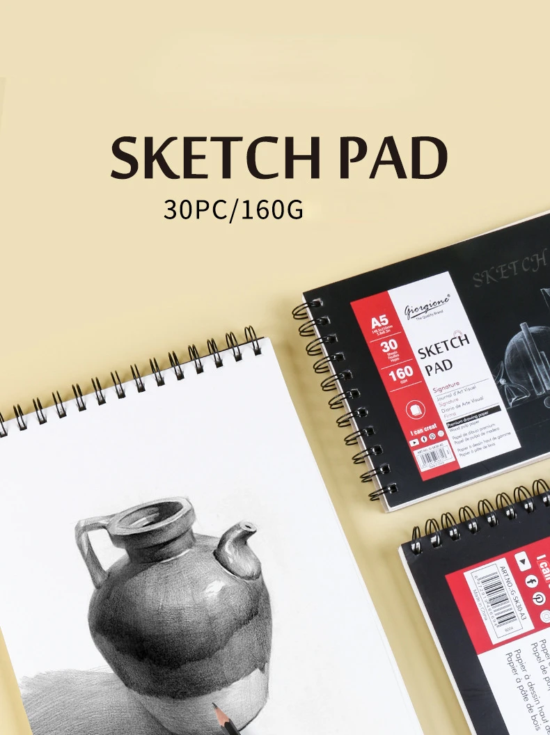 Professional Color Lead Book, Art Graffiti, 30 Folhas, A3, A4, A5