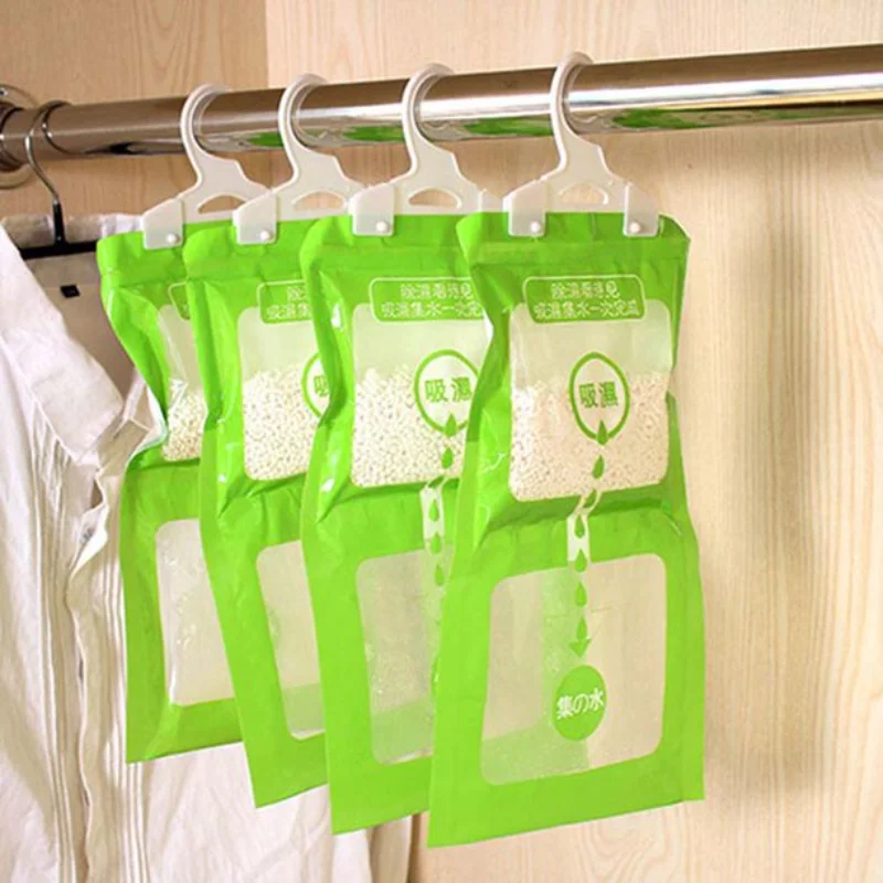Moisture Absorbing Bag Hangable Wardrobe Moldproof Dehumidifier 1Pcs