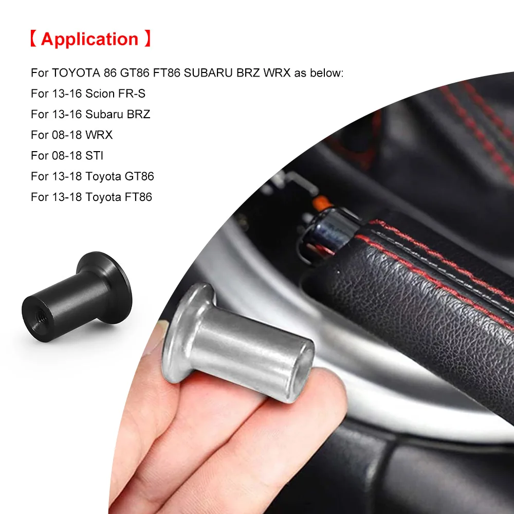 E-Brake Handle Brake Drift Spin Turn Knob Button Lever Lock Cover Fit For Toyota GT86 Scion FRS Subaru BRZ handbrake switch cover handbrake button cover