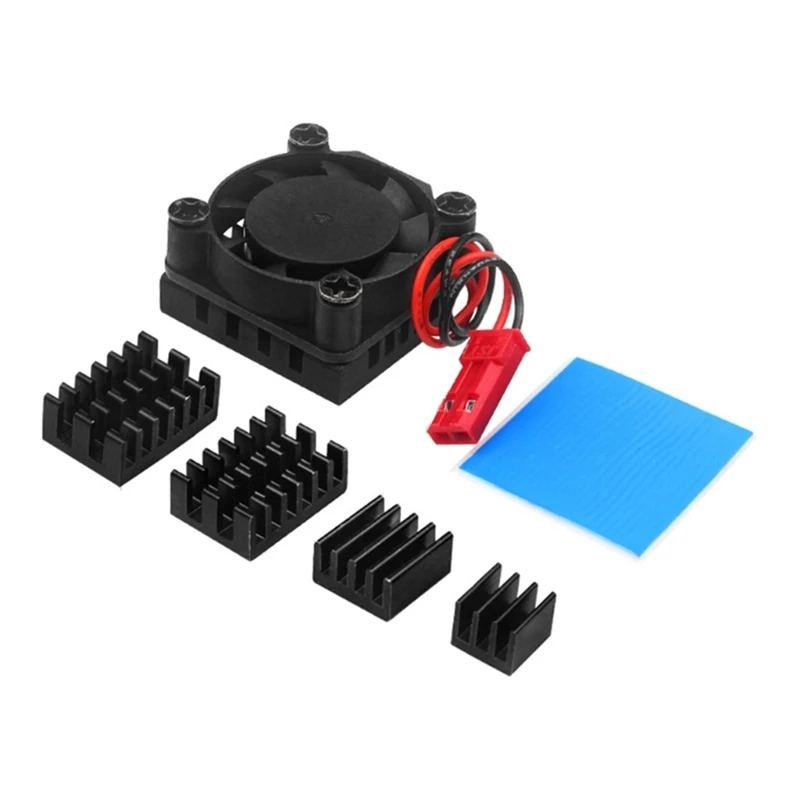 For Orange Pi 5 Plus Cooling Fan Active Heat Dissipation With Thermal Pads For OPI 5 Plus Board Accessories