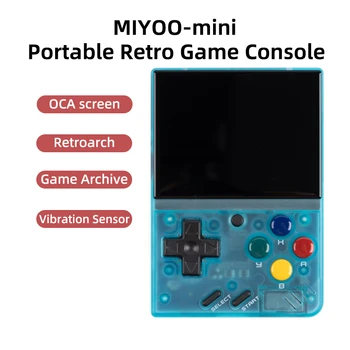 MIYOO MINI V4 PortableRetro Handheld Game Console 2.8Inch IPS Screen Video Game Consoles Linux System Classic Gaming Emulator 7