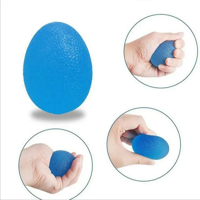 Hand Grip Strength Training Expander Adults Kids Gym Fitness Finger Exerciser Wrist Rehabilitation Stress Relief Silicone Ball 4