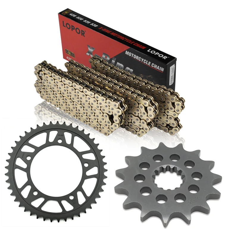 525MotorcycleChainFrontRearSprocketKitforSuzukiDL1000GSR750
