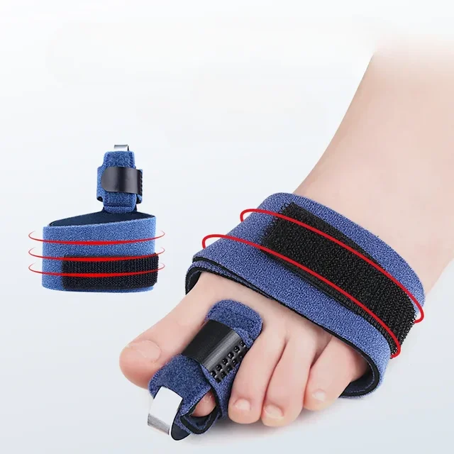 1Pc Toe Corrector Toe Fracture Fixator Orthotics Foot Bone Thumb Adjuster Correction Soft Pedicure Socks Bunion Straightener 3