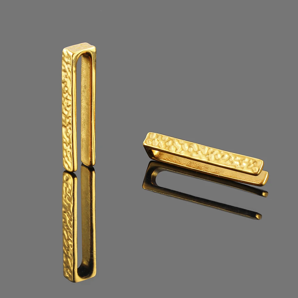 Giga 2pcs Elegant Stainless Steel Ear Gauges Plugs Hangers 2g(6mm) Stretching Kit Pain-free Ear Expander Body Piercing Jewelry