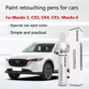 Mazda Series Paint Pen for Mazda 3, CX3, CX4, CX5, Mazda 6 Pearl-White/Platinum Steel Gray - Touch Repair Pen - Paint Repair Wax 1