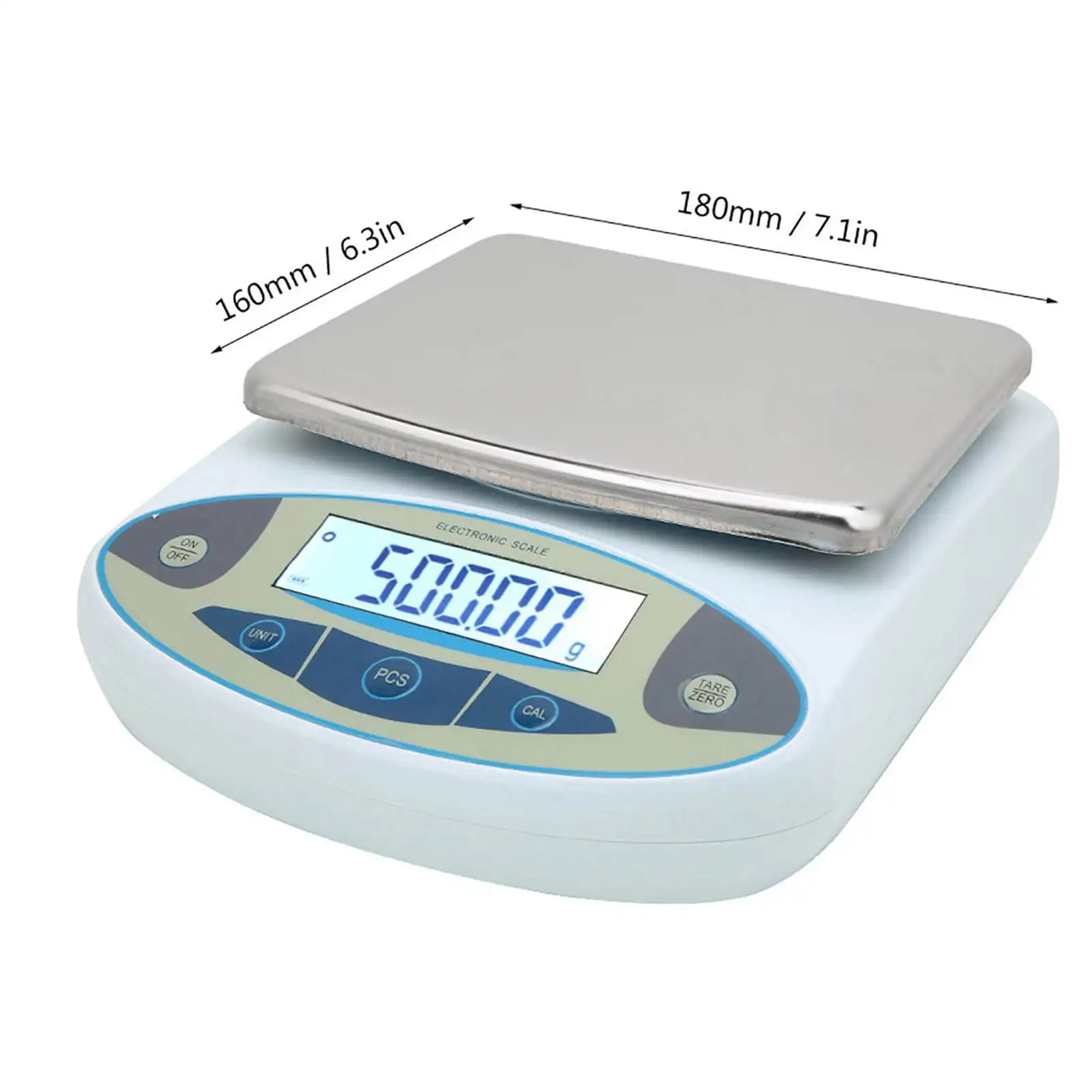 【New】Digital Scale 5000g 0.01g Accuracy Jewelry Scale Electronic Balance for Machining Tasks and Projects Electronic Balance