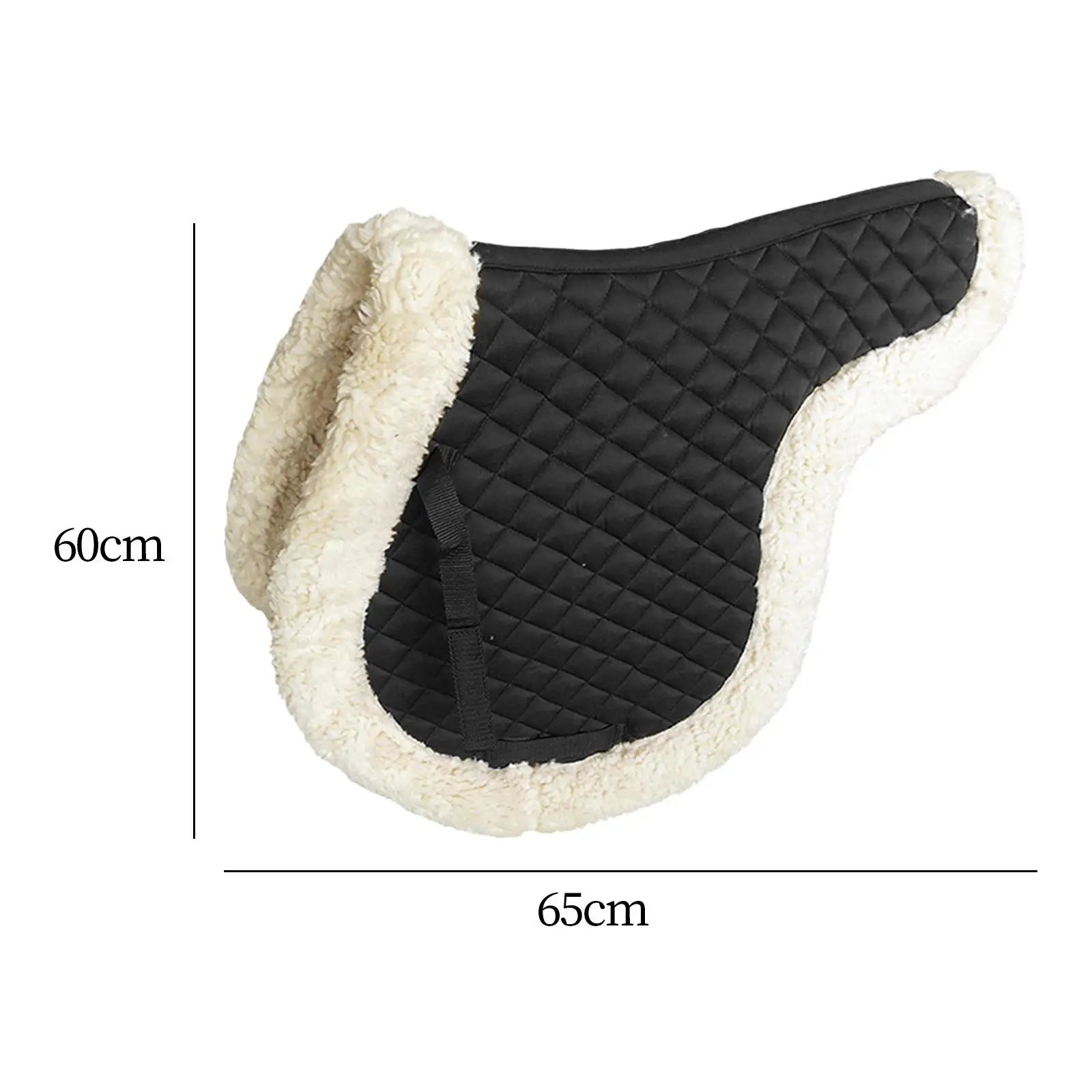 Saddle Pad Horse Equestrian Riding Equipment Soft Dressage Saddle Pad