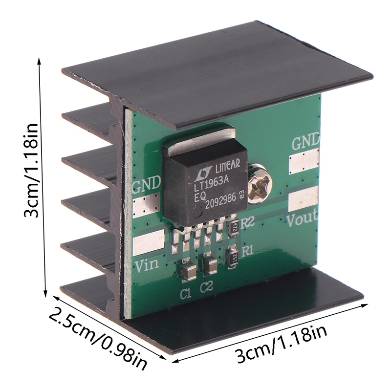 High-Performance 5V Power Module LT1963 / Ultra Low Noise Linear Voltage Regulator