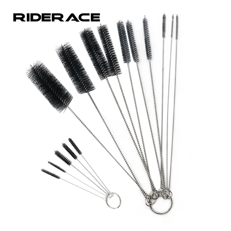 Bike Cleaning Brushes Set Stainless Steel Soft Hair Mountain Road