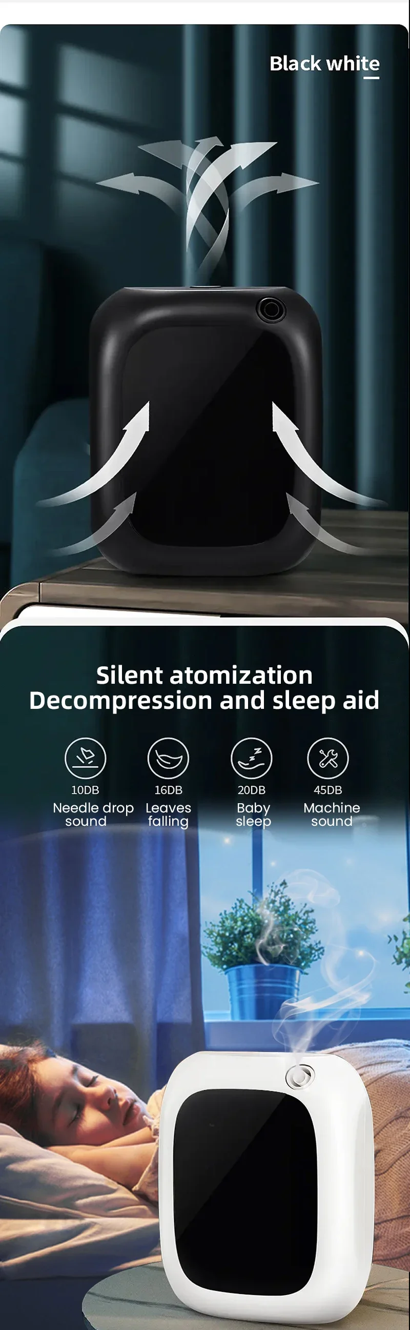 Description Picture 6 of itemAroma Diffuser Bluetooth 1500m³ Home Fragrance Essential Oils Diffuser Auto Flavoring Room Aromatizer Electric Aromatic Oasis