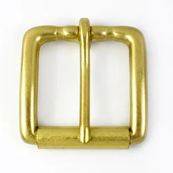 Elegant 40mm Solid Brass Pin Buckle - 1Pc (B single)