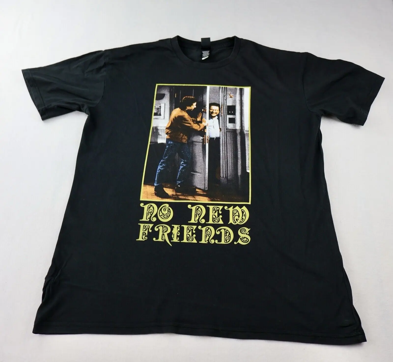 Goat Crew Shirt Seinfeld Jerry Spencer Taglia Uomo Xl Extra Large Nero