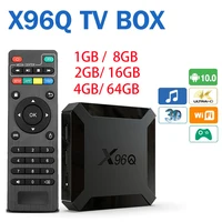 Android 10 X96Q TV Box 2GB 16GB Allwinner H313 Quad Core 4K Smart TV BOX Wifi X96 1GB 8GBSet Top Box 1