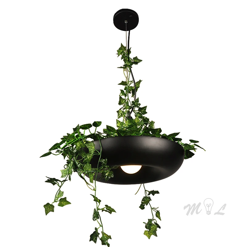 

DIY Sky garden Led Lamp Nordic Plant Pendant Lights Home Decor Flower Pot Hanging Lamp Dining Room Restaurant Lighting Fixtures