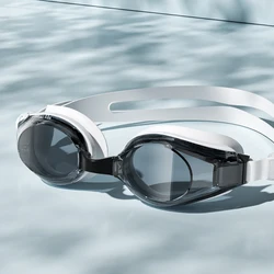 High - Definition Waterproof Anti - Fog Adult Swimming Goggles - Fashionable & Versatile (White)