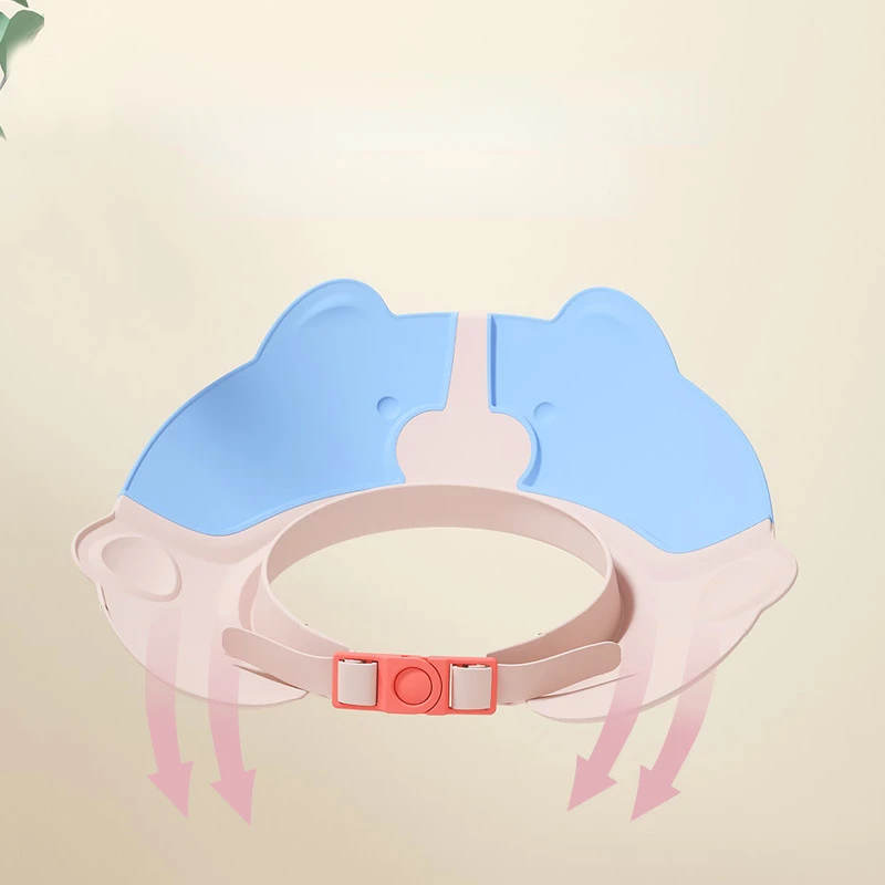 Baby Shampoo Cap Waterproof Protection Silicone Adjustable Shampoo Children's Safety Cover Bath