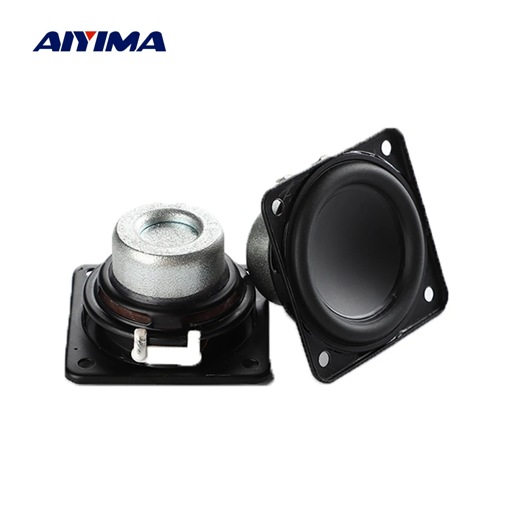 AIYIMA 2Pcs 2 Inch Full Range Audio Speaker Unit 52mm 4 Ohm 10W Hifi Stereo Loudspeaker DIY Bluetooth Home Amplifier Speakers bluetooth speaker,portable speaker,audio speakers,bookshelf speakers
