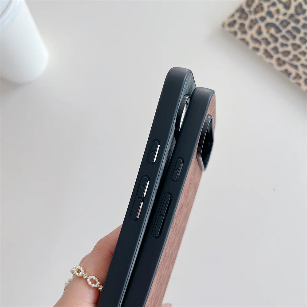 Leopard Print Magnetic Shockproof Case with Wireless Charging Capability