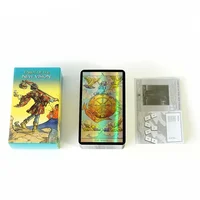 10.3*6cm Tarot of New Vision Deck Laser Edition with Guidebook for Beginners edición láser con guía para principiantes 2