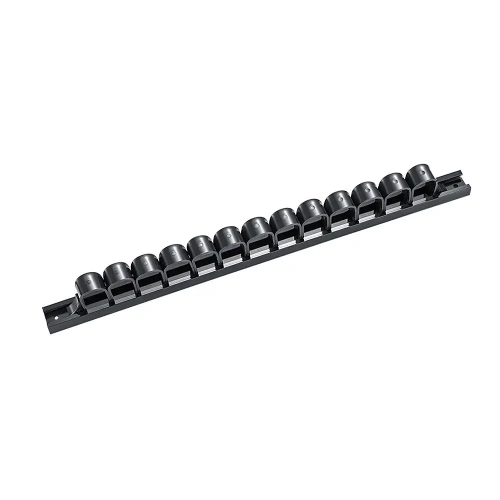 Wall Mount Screwdriver Wrench Plier Organizer ABS Rail Garage Tool Hanger Hardware Rack Holder Workshops Storage Clips Disp V1H2 6