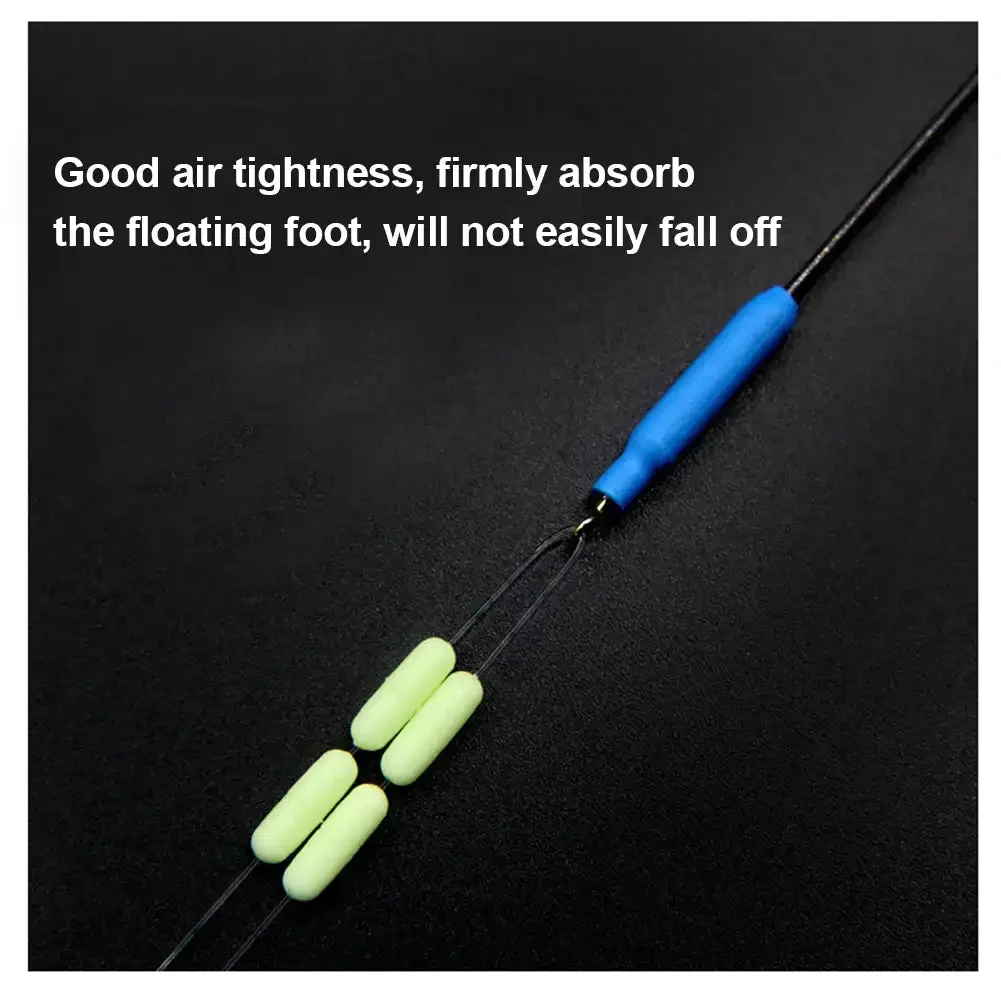 10pcs Dual Core Adsorption Fishing Float Seat High-speed Rotation Strong Flexibility Reinforcement Fishing Drift Anti-Lost
