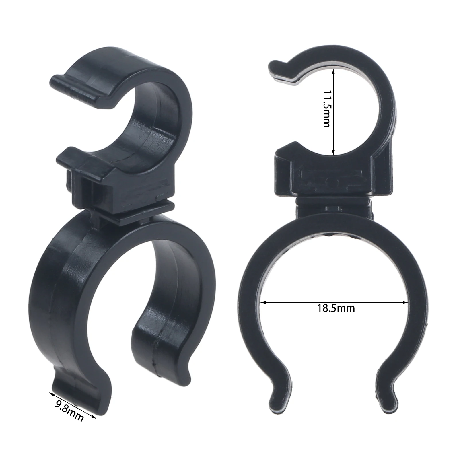 4Pcs Black Engine Tubing Water Pipe Interval Clip Fissa Cattura Per Changan Honor Chana 4500 Elementi Di Fissaggio In Plastica Accessori Per Auto