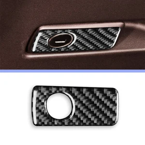 for BMW X1 F48 2016-2021 X2 F39 2018-2021 Glove Box Handle Decoration Cover Trim Sticker Car Interior Accessories Carbon Fiber