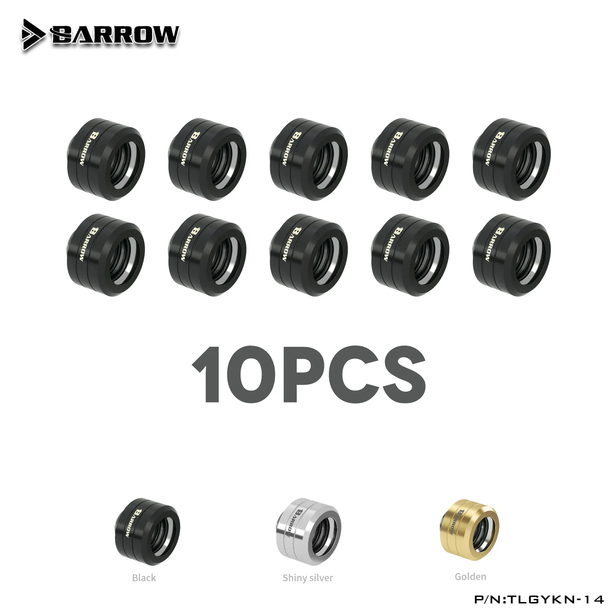 Barrow g1 Conector Encaixe Comum Rígido Rígido do Tubo Tlgykn14 10 Pcs
