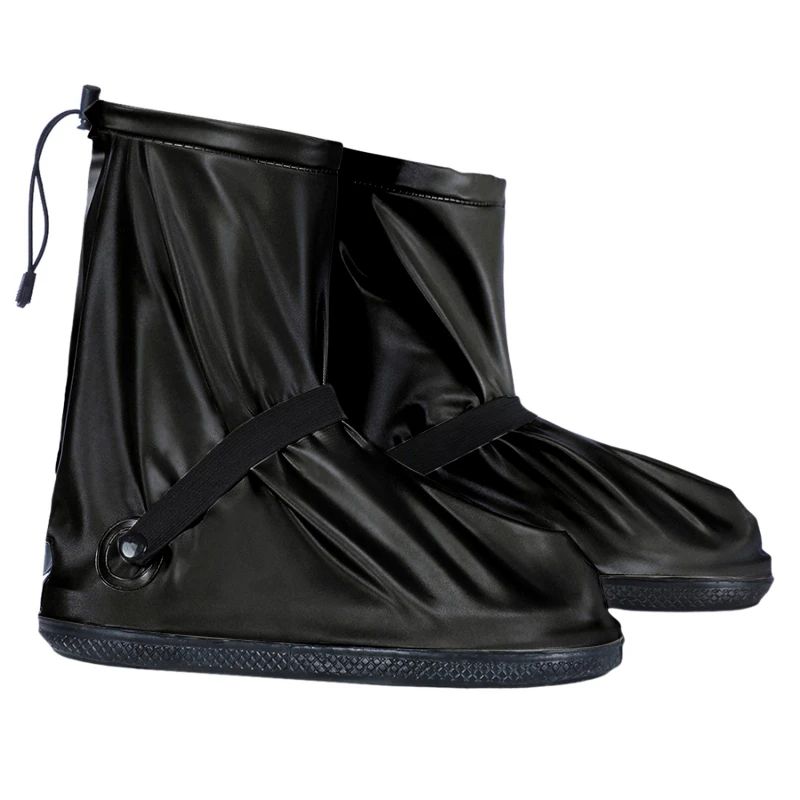 Couvre-chaussures imperméables réutilisables pour moto, couvre-chaussures  de vélo, imperméable, pour les jours de pluie et de neige - AliExpress