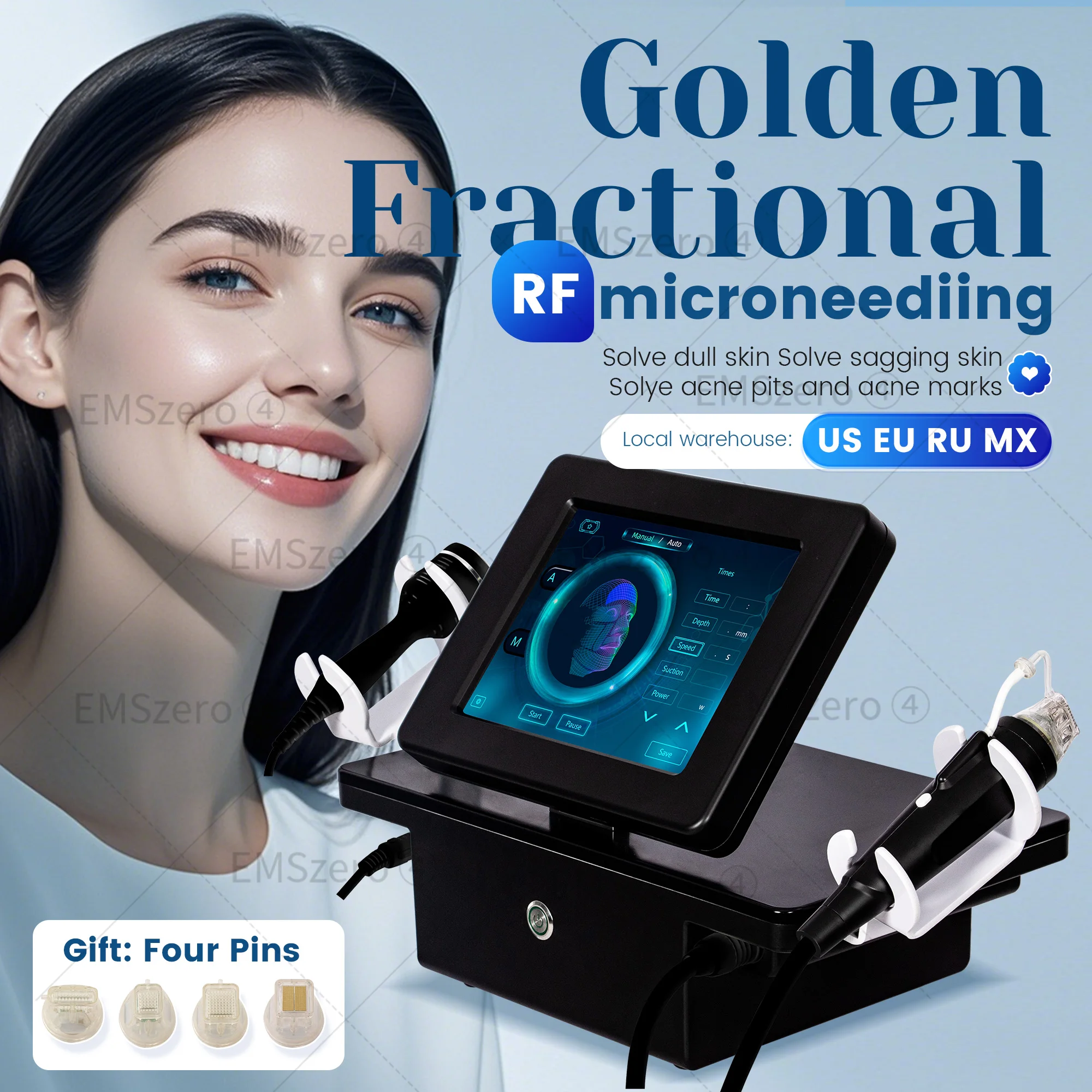 Morpheus 8 Radiofrequency Microneedling Fractional RF Treatment for Skin Rejuvenation Wrinkle Removal