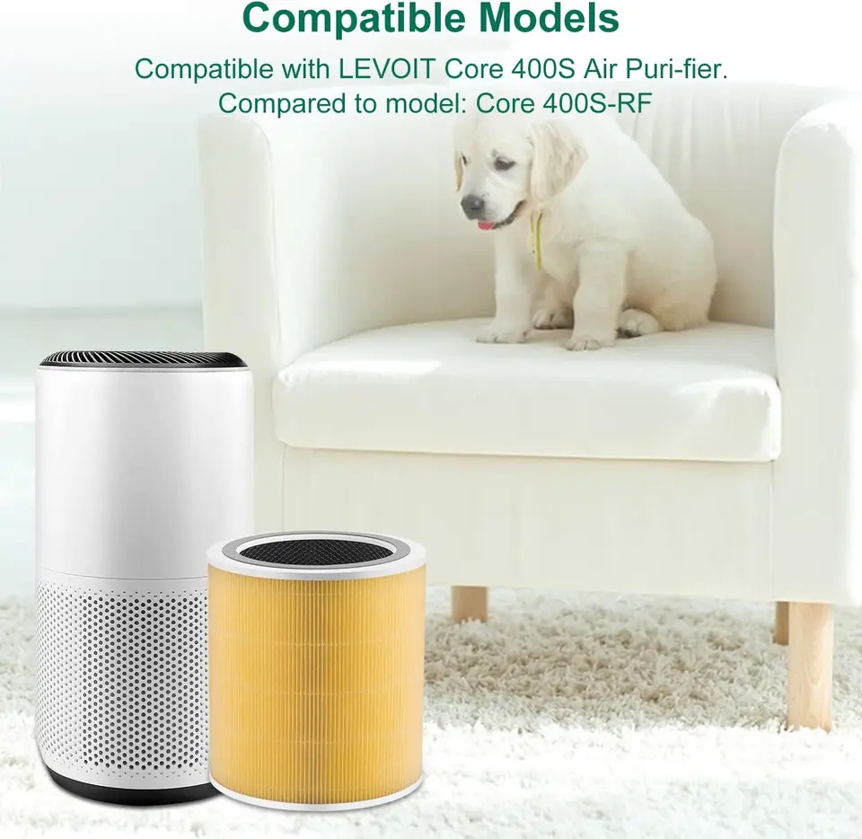 空気清浄機フィルター、Levoit Core 300S Core 300 P350に対応、空気