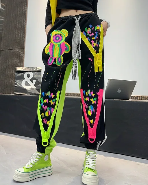 Graffiti Print Sweatpants 3
