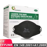 LAIANZHI FFP2 Fish mask CE certification protective mask pm2.5 hygiene mask Fast delivery sport ffp2mask respirator mask mouth 1