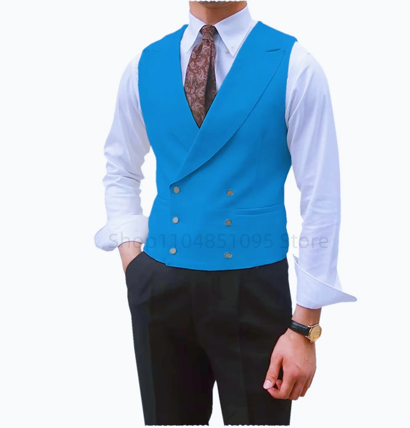 Fashion Solid Vests for Men Casual Style Sleeveless Male Fashion