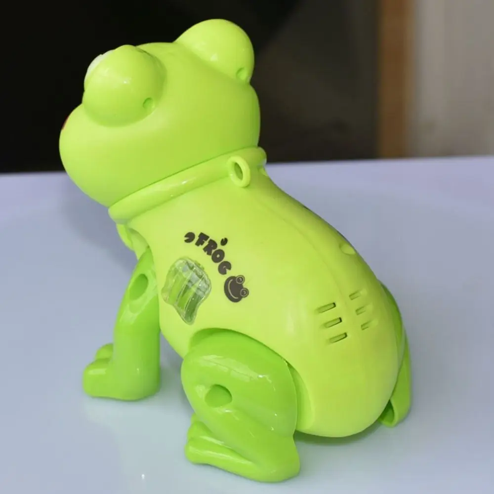 With Music Projection Electric Frog Cartoon Frog Educational Music Projection Educational Toys Montessori Reusable Plastic