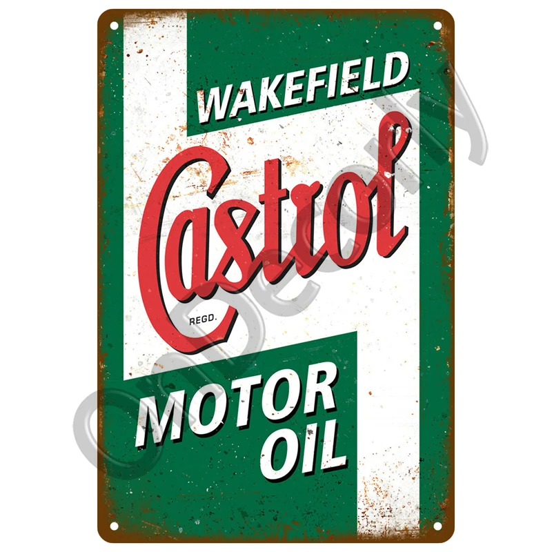 Wand Dekoration Retro Motor Öl Gas Racing Metall Zeichen Vintage Poster Für Eisen Platte Garage Mann Höhle Zubehör Zinn Zeichen Dekor – Detail 11