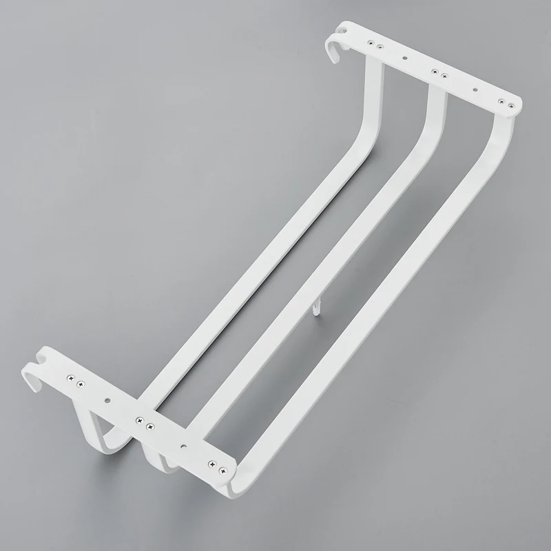 Bathroom Accessories Wall Mounted Towel Rack 30-50CM Multilayer Bar Aluminum Shower Room Holder Towel Hanger towel rack,towel holder