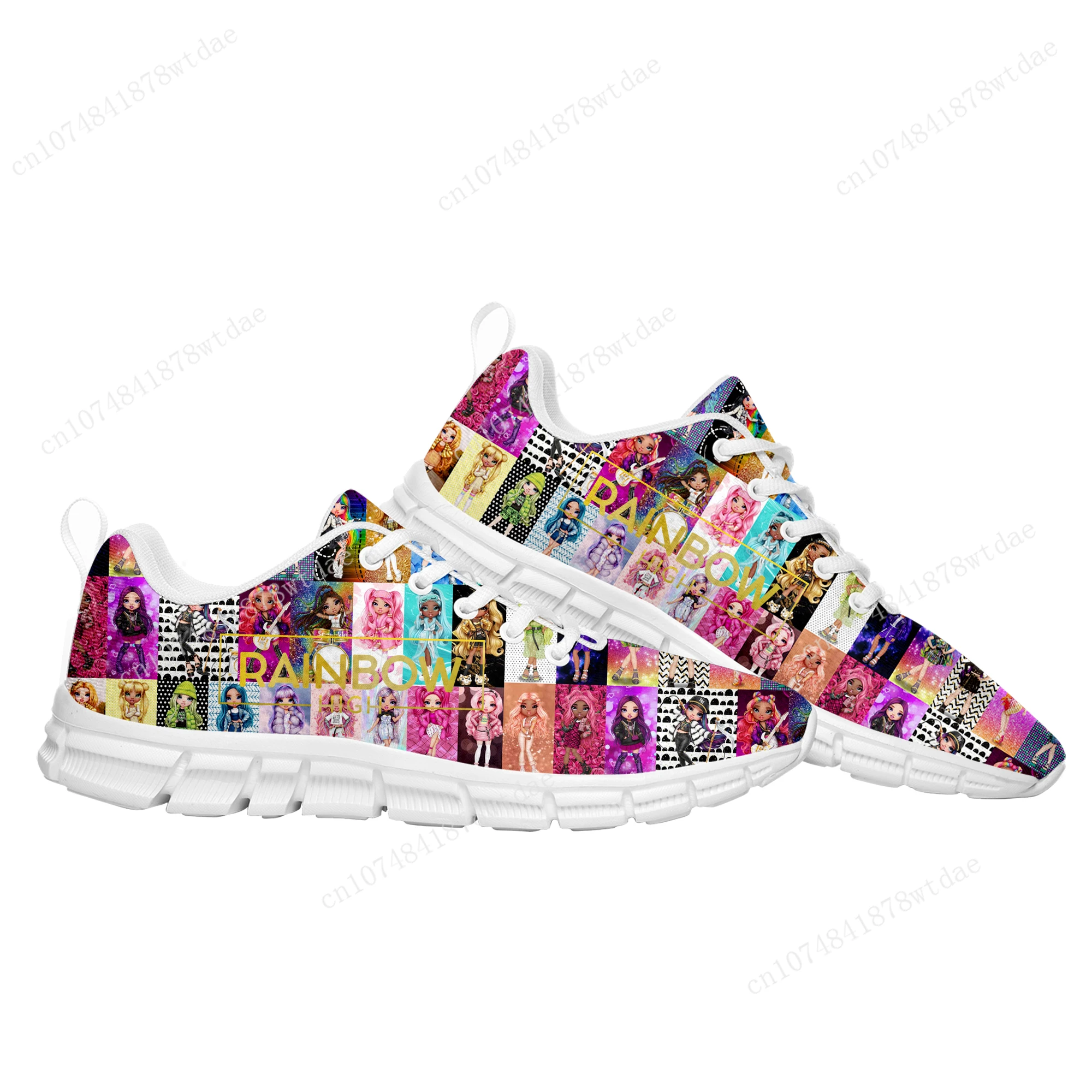 

Rainbow High Girls Sports Shoes Mens Womens Teenager Kids Children Sneakers High Quality Manga Comics Sneaker Custom Shoe