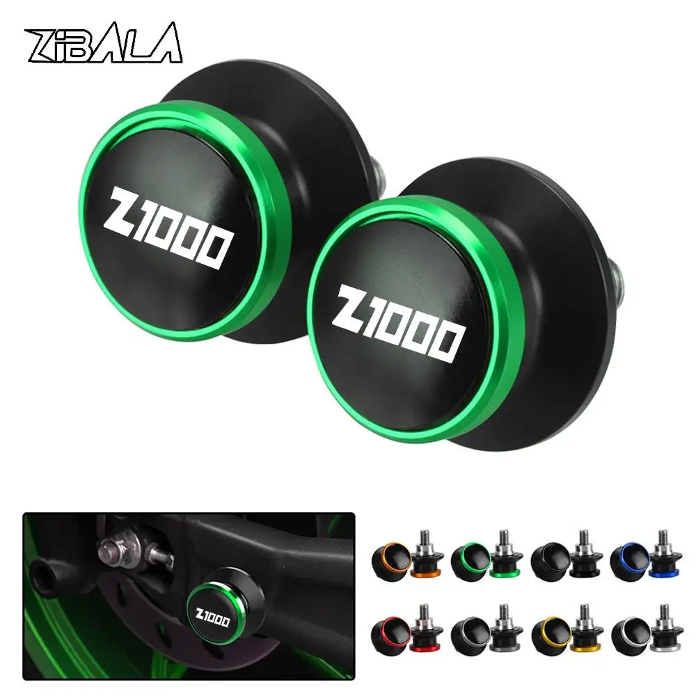 

Motorcycle CNC Swingarm Spools Sliders Stand Screws For Kawasaki Z1000 Z 1000 2003 2004 2005 2006 2007 2008 2009 2010 2011 2012