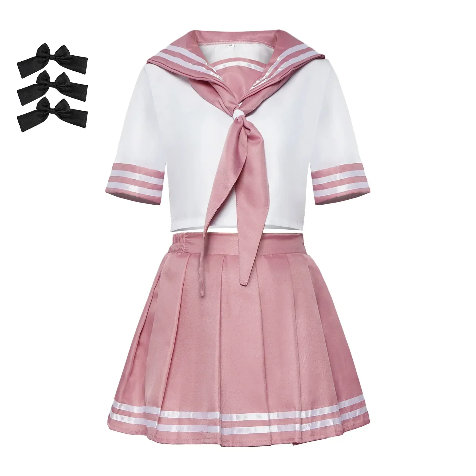 Anime Fate Apocrypha Rider Astolfo Cosplay Costume Adult Women JK Skirt Sailor Suit Halloween Outfit Uniform Performance
