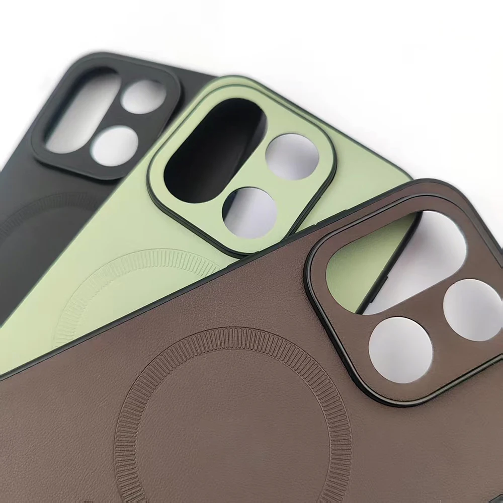 Luxury Magnetic Shockproof Wireless Charging TPU Bumper Case