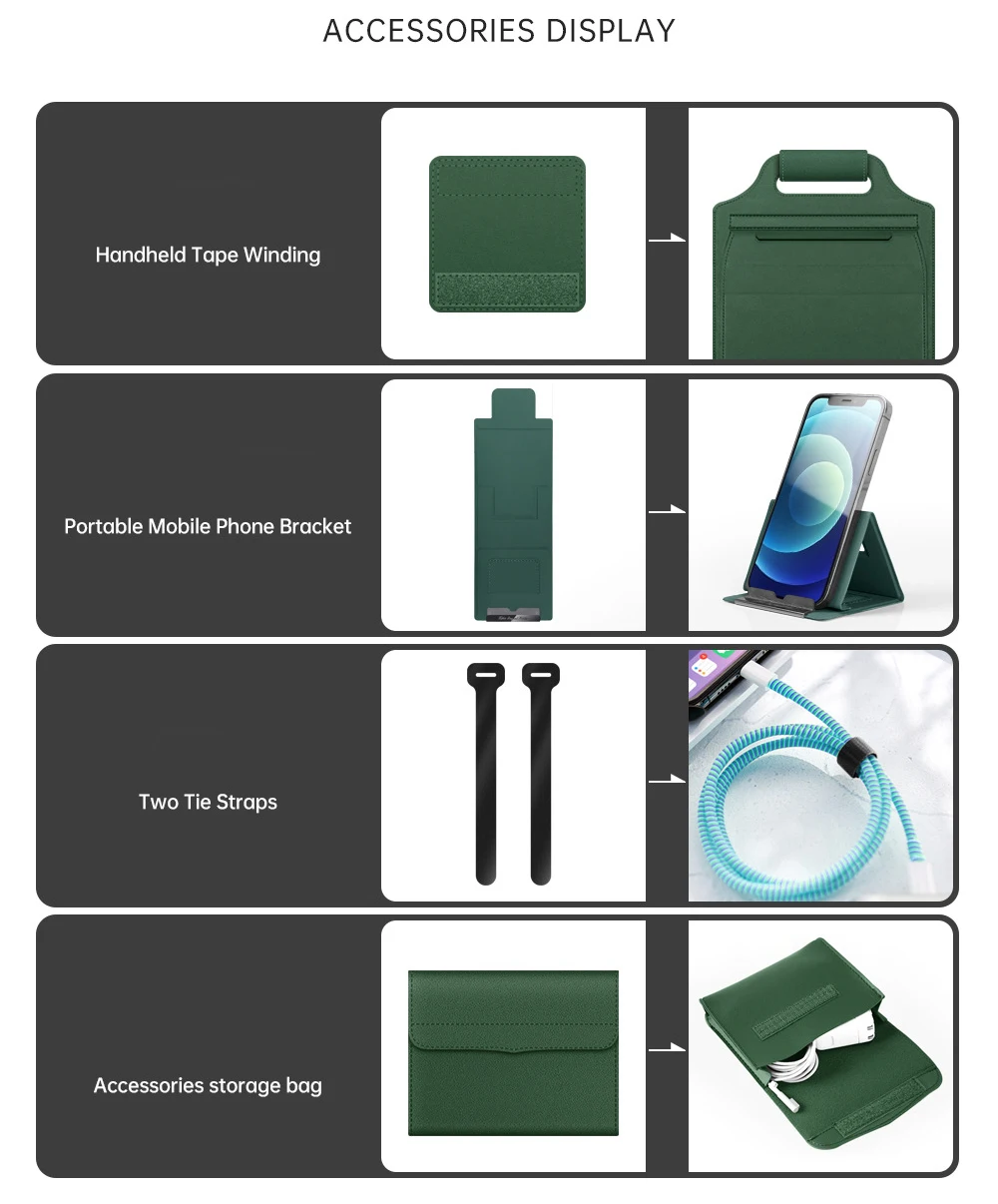 pu, manga de couro, bolsa destacável para notebook